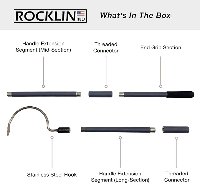 Rocklin™ Cobra Hook 3-in-1 Cultivator
