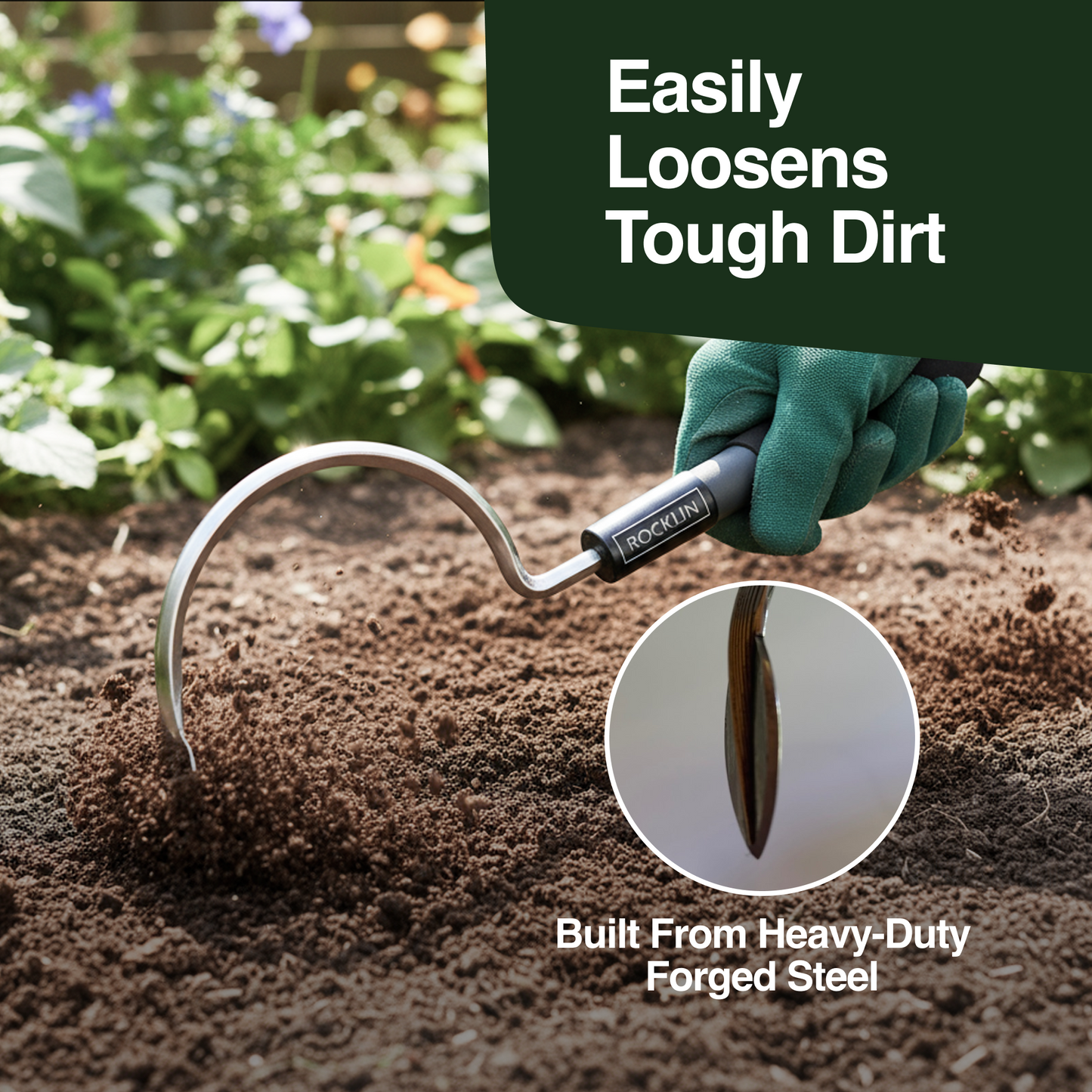 Rocklin™ Cobra Hook Cultivator