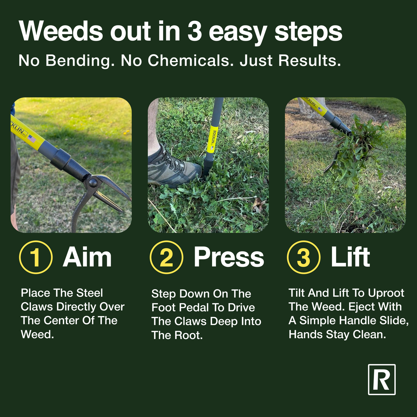 Rocklin™ Stand-Up Weed Puller